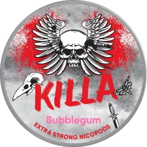 KILLA BUBBLEGUM SLIM EXTRA STRONG NICOTINE POUCHES