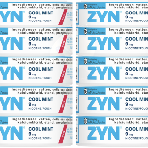 10X ZYN COOL MINT SLIM EXTRA STRONG