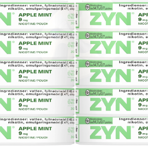 10X ZYN APPLE MINT SLIM STRONG